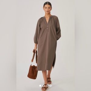 Sundry Raglan Henley Dress